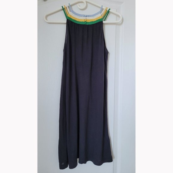 BCBGMaxAzria Navy Summer / Beach Dress - Picture 3 of 9